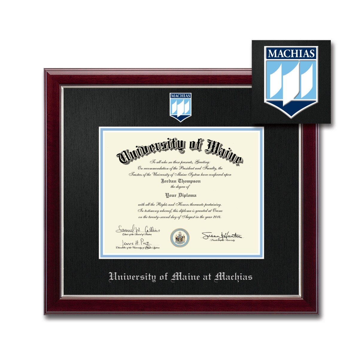 Church Hill University of Maine at Machias Diploma Frame